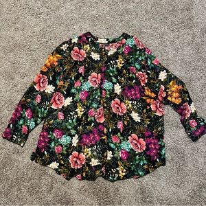 Women’s 2X Floral Blouse